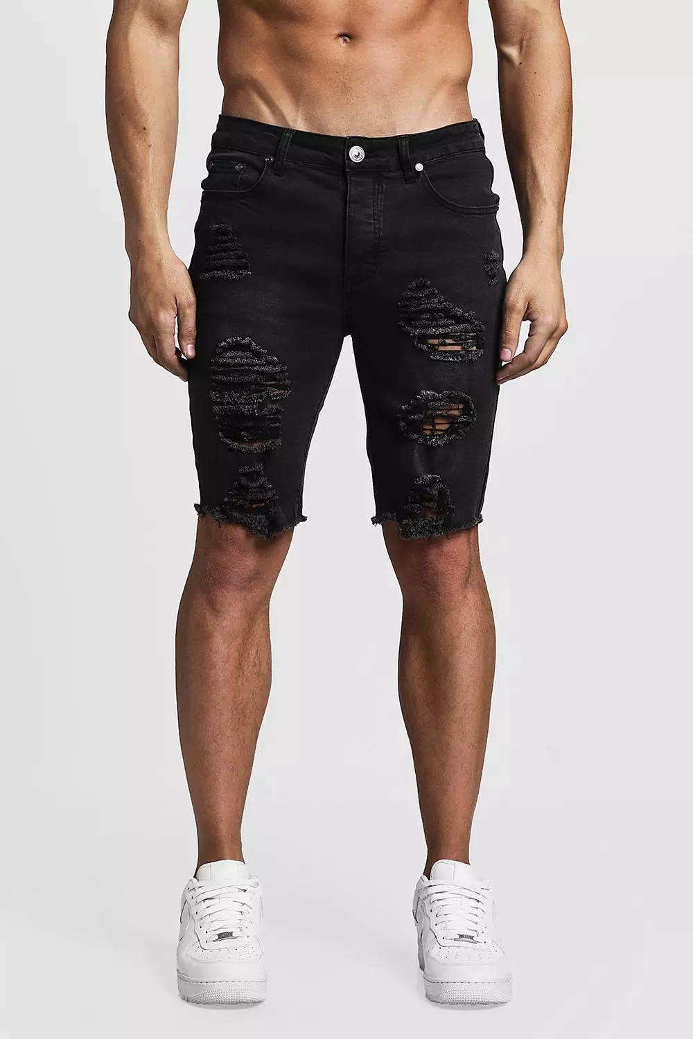 Long skinny shorts hot sale